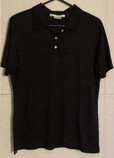 Nike Golf Girl's Polo Shirt Activewear Dri Fit Black Youth Size Large