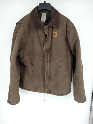 Vintage Carhartt J22-CHT Jacket Quilt Lined Size XL Made In USA 