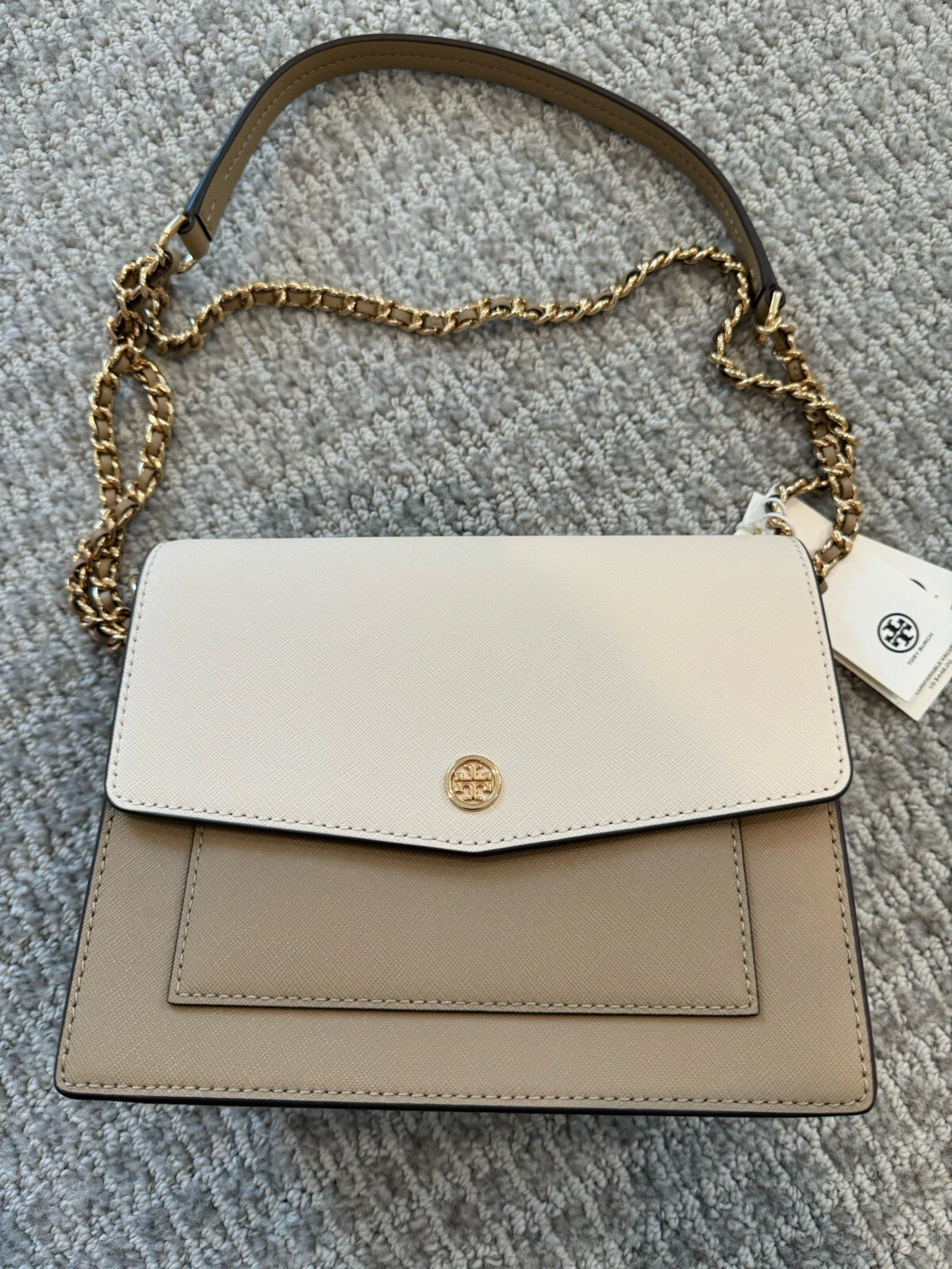 Tory Burch Robinson Saffiano Borsa a tracolla convertibile in pelle 154318