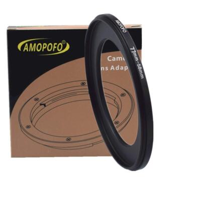 Adattatore Filtro Step-up Da 55-77mm (80mm O.D.) Anello Anteriore Opaco, Fittings4you 56968