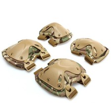 Tactique Genouillères &Elbow Pads Set Protège-genou Airsoft Équipement Military