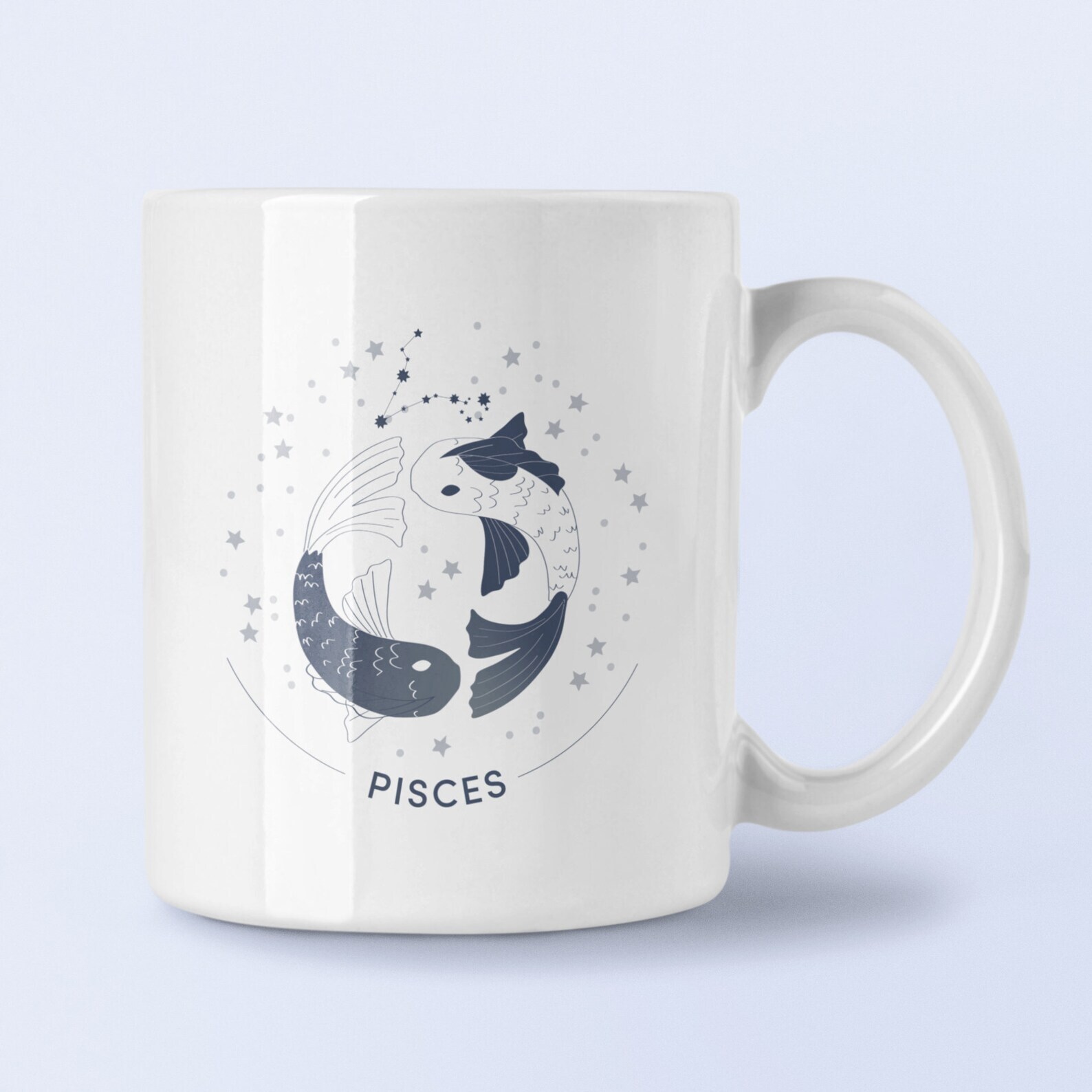 Pisces Birthday Gift Idea February Coffee Mug Pisces Zodiac Sign Gifts Pisces Mo