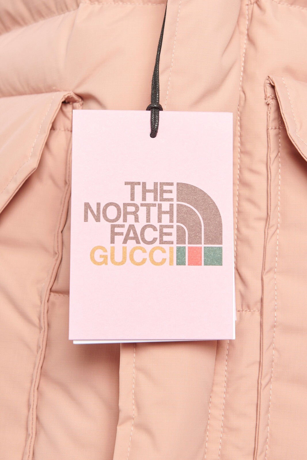 the north face x gucci Pink Puffer Jacket image 5