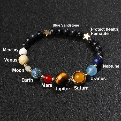 4mm-10mm Natural Gemstone Beaded Stretch Bracelet Crystal Healing Reiki Gifts - Picture 38 of 440
