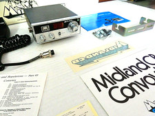 Vintage Midland 40 Channel CB Radio Transceiver Model 77-825 1977