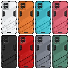 For Realme 8 / 8 Pro / 8 5G Back Case Rugged Color Armor w/ Kickstand Hard Cover