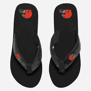 cleveland browns flip flops