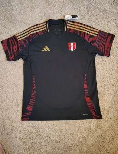 Adidas Camiseta jersey PERU Alterna Negra Hombre Copa América 2024 FPF