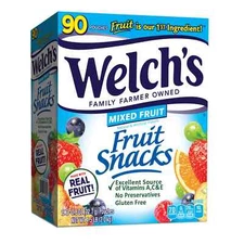 Welch's Mixed Fruit Fruit Snack, 0.8 oz, 90 pk.