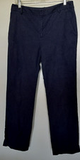 Lauren Ralph Lauren 97 cotton, 3 spandex solid blue chino pants Size 8