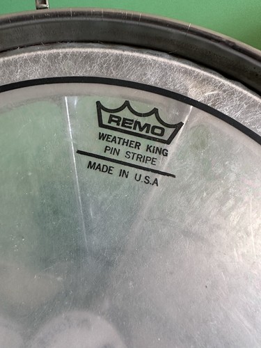 Vintage Remo RotoTom Weather King Pin Stripe 10" Made In USA With Stand ( Japan - Picture 18 of 20