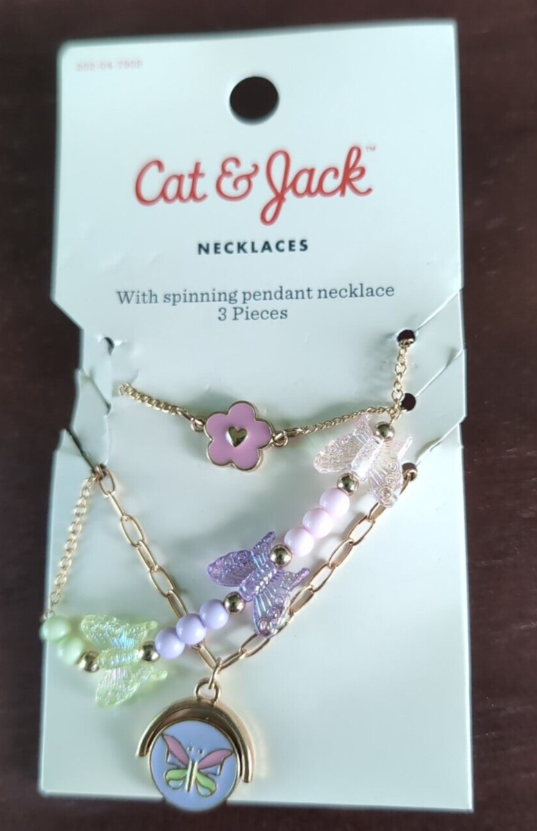 Cat and Jack Girls pk Necklaces Fashion Style Target Brand