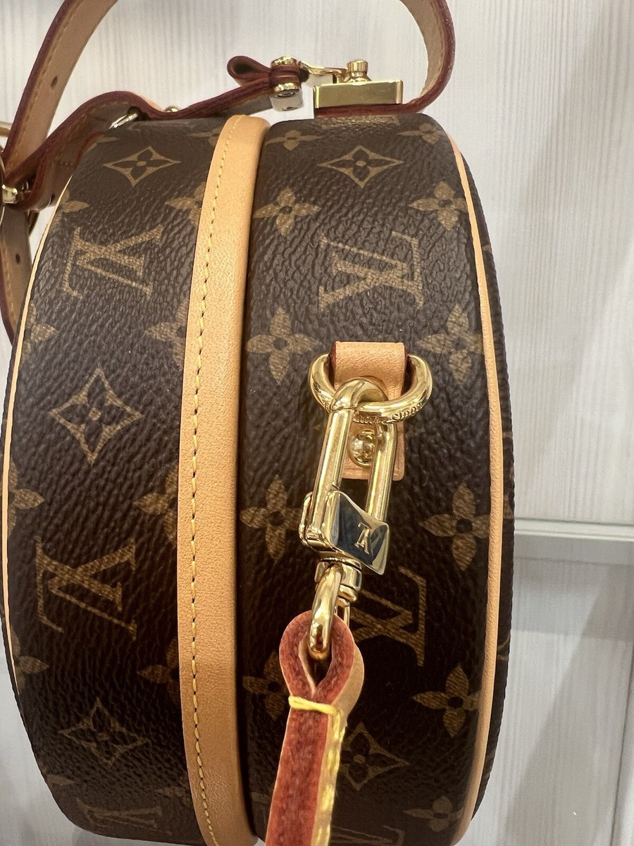 100% Authentic LOUIS VUITTON Monogram Petit Boite Chapeau