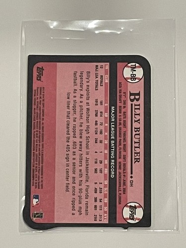 Billy Butler 2014 Topps 1989 Die Cut Mini Royals TM-BB - Picture 2 of 2