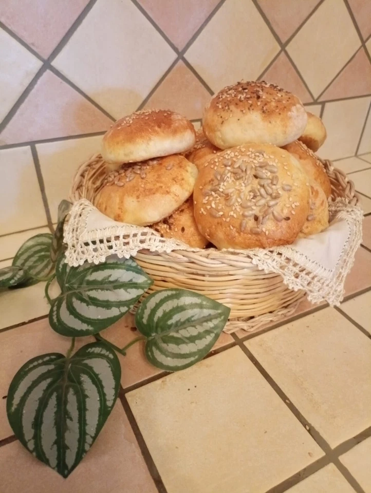 CESTINO in vimini sbucciato | artigianale, fatto a mano | 25 cm - Immagine 4 di 4