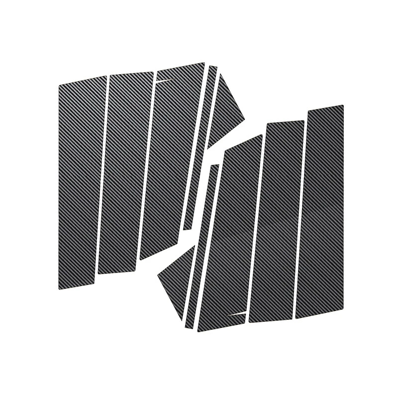 Карбоновые черные наклейки на стойки окон отделка крышки для Mazda CX-5 2013-2016 - Изображение 4 из 4