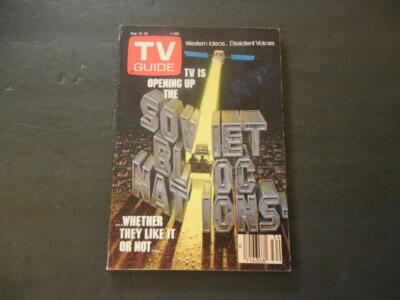 TV Guide Aug 22-28 1987 Soviet Bloc Nations (Nuke'em Now!)         ID:31152