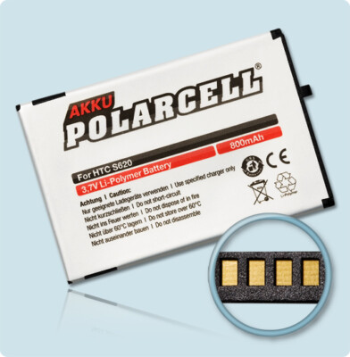 PolarCell HTC 35H00080-00M 35H00080-01M 35H00080-02M Power-Akku Batterie Accu