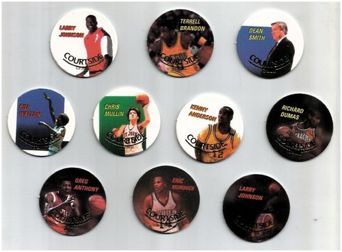 NBA COURTSIDE COURTCAPS ~ SERIES #2 NEW SEALED ~ MILK CAPS POGS ~ WALTON, MULLIN - Picture 2 of 3
