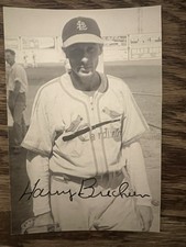 HARRY BRECHEEN Signed 8x10 Photo St. Louis Cardinals