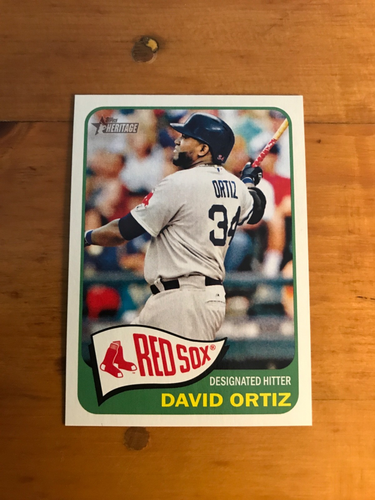 2014 Topps Heritage, SP, 441, David Ortiz, Action Variation