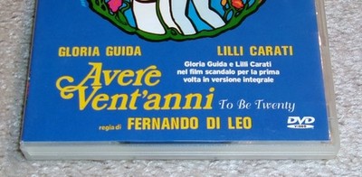 To Be Twenty DVD Cult Italian Exploitation Gloria Guida Raro Video REGION 0 PAL