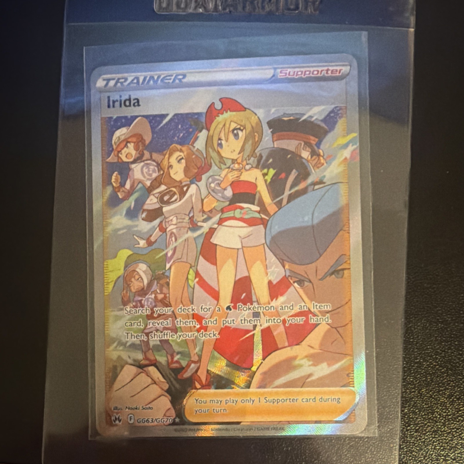 Pokemon Irida GG63/GG70 Crown Zenith Galarian Gallery Ultra Rare Full Art Holo