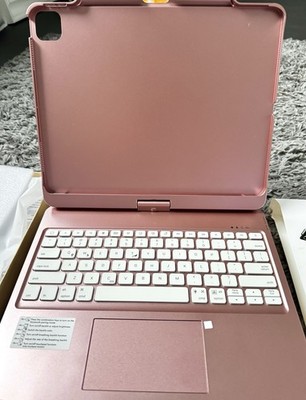 Bluebolt Rotate Pro - Wireless Keyboard Case für iPad, Rose Gold, 12.9 / 13 Inch