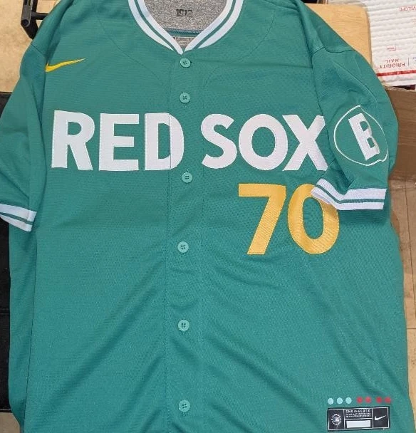 CAMISETA PAYTON GREAT FIRMADA BOSTON RED SOX CITY CONNECT CERTIFICADO DE AUTENTICIDAD JSA novato Foto 3 de 4