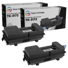 LD Compatible Kyocera TK-3172 1T02T80US0 Black Toner 2-Pack for ECOSYS P3050dn