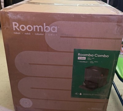 Brand New - iRobot Roomba Combo 10 Max Robot Vacuum and Mop + AutoWash Dock