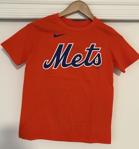The Nike Tee New York Mets Juan Soto #22 Size Small Orange Shirsey T-shirt
