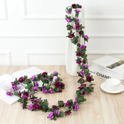 250CM Künstliche Rose Blumen für Hochzeit Zuhause Zimmer Dekoration Frühling Herbst Gar