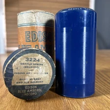 Edison Cylinder Record Gentle Spring 3224 Billy Murray & Belmont Untested