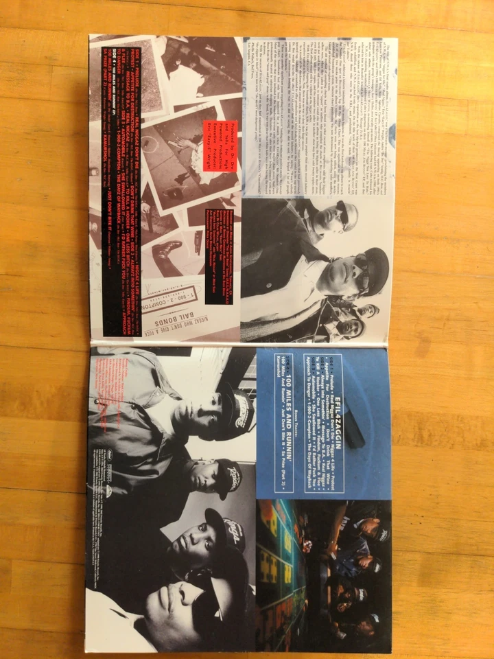 N.W.A. - EFIL4ZAGGIN/100 Miles And Runnin - 2002 Remastered Vinyl LP&EP VG/VG+ - Image 3 of 4