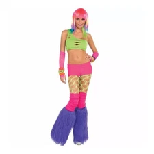 Club Candy Solid Neon Costume Booty Shorts Adult: Pink One Size