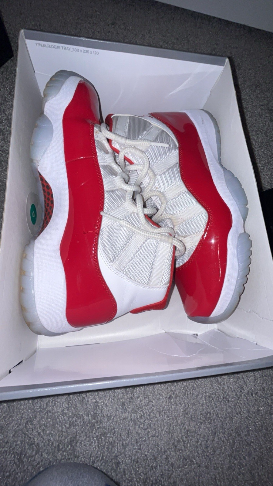Air Jordan 11 Mens Cherry Size 9