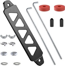 BFXM Battery Hold Down Kit, Aluminum Alloy Battery Tie Down Mount Bracket, Batte