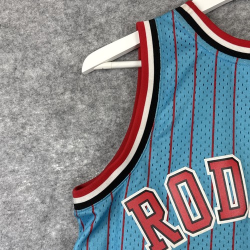 Camiseta deportiva Dennis Rodman Chicago Bulls Mitchell Ness 1995-96 Swingman talla pequeña - Imagen 15 de 20