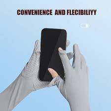 Summer-UV-Sun-Protection Gloves Long Driving-Gloves Sunblock Non Slip Full Fi...