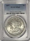 1897 P Morgan Silver Dollar PCGS MS65 ‼️FULL OF LUSTER‼️