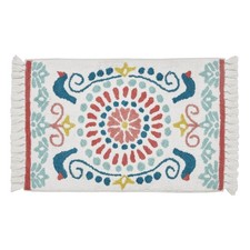 Pioneer Woman Plush Cotton Maize Medallion Bath Rug 20x32