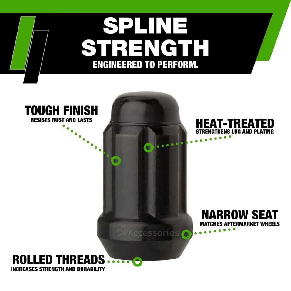 Tuercas negras | Jeep Wrangler JK 2007-2018 | Ruedas de repuesto Foto 3 de 4