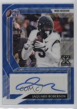 2022 Leaf Pro Set Metal Blue Wave /30 Jaquarii Roberson #PA-JR3 Rookie Auto RC