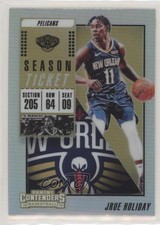 2018 Contenders Season Ticket Premium Edition Silver Prizm Jrue Holiday #91 fv8