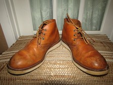 Red Wing USA 3140 Men's size 8 D Brown Chukka leather Lace up Boots Soft Toe