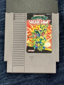Teenage Mutant Ninja Turtles II: The Arcade Game (Nintendo NES, 1990) w Sleeve