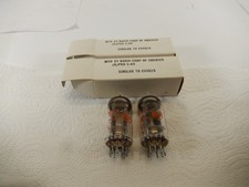 NOS PAIR RCA JRC 12AT7WA MILITARY VACUUM TUBES TESTED & GUARANTEED