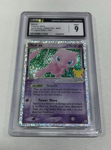 Mew ex graded CGC 9 for sale on eBay