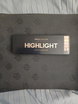 Profusion Cosmetics 6 Shade Contour / Highlight Palette & Brush in Case, NWOB 